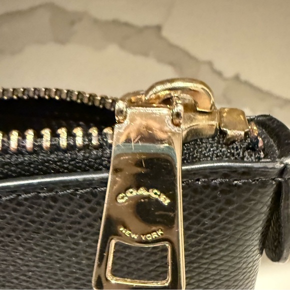 Coach Black Leather Tote Bag - Picture 4 of 16